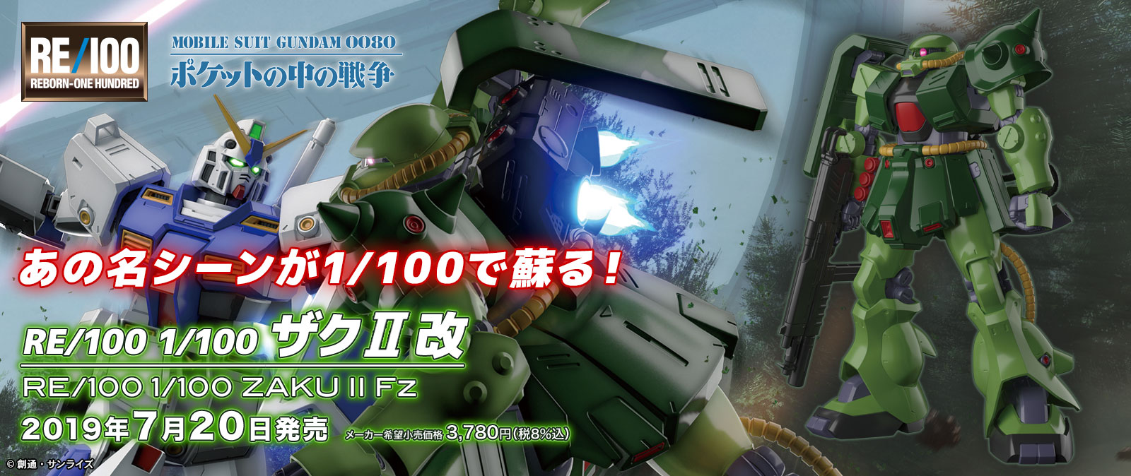 RE/100 MS-06FZ ZakuⅡ Kai