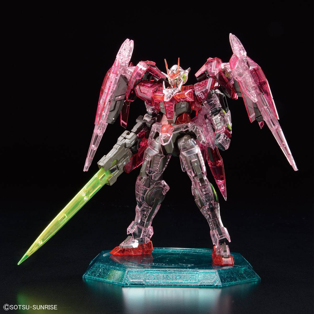 RG 1/144 ガンダムベース限定 ダブルオーライザー[トランザムクリア] − 商品情報｜THE GUNDAM BASE - ガンダムベース公式サイト