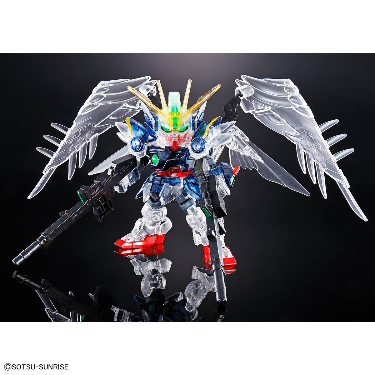 Sdガンダム クロスシルエット ウイングガンダムゼロew クロスシルエットフレームver クリアカラー 商品情報 The Gundam Base ガンダムベース公式サイト