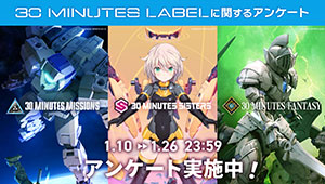 『30 MINUTES LABEL』に関するアンケート