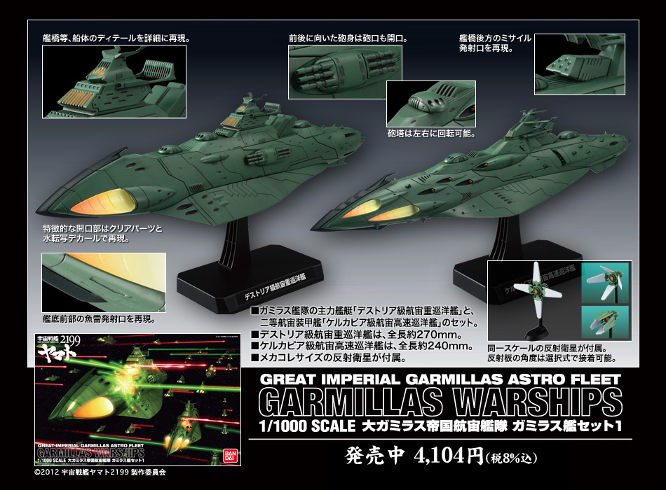 宇宙戦艦ヤマト2199ガイデロールプラモデル