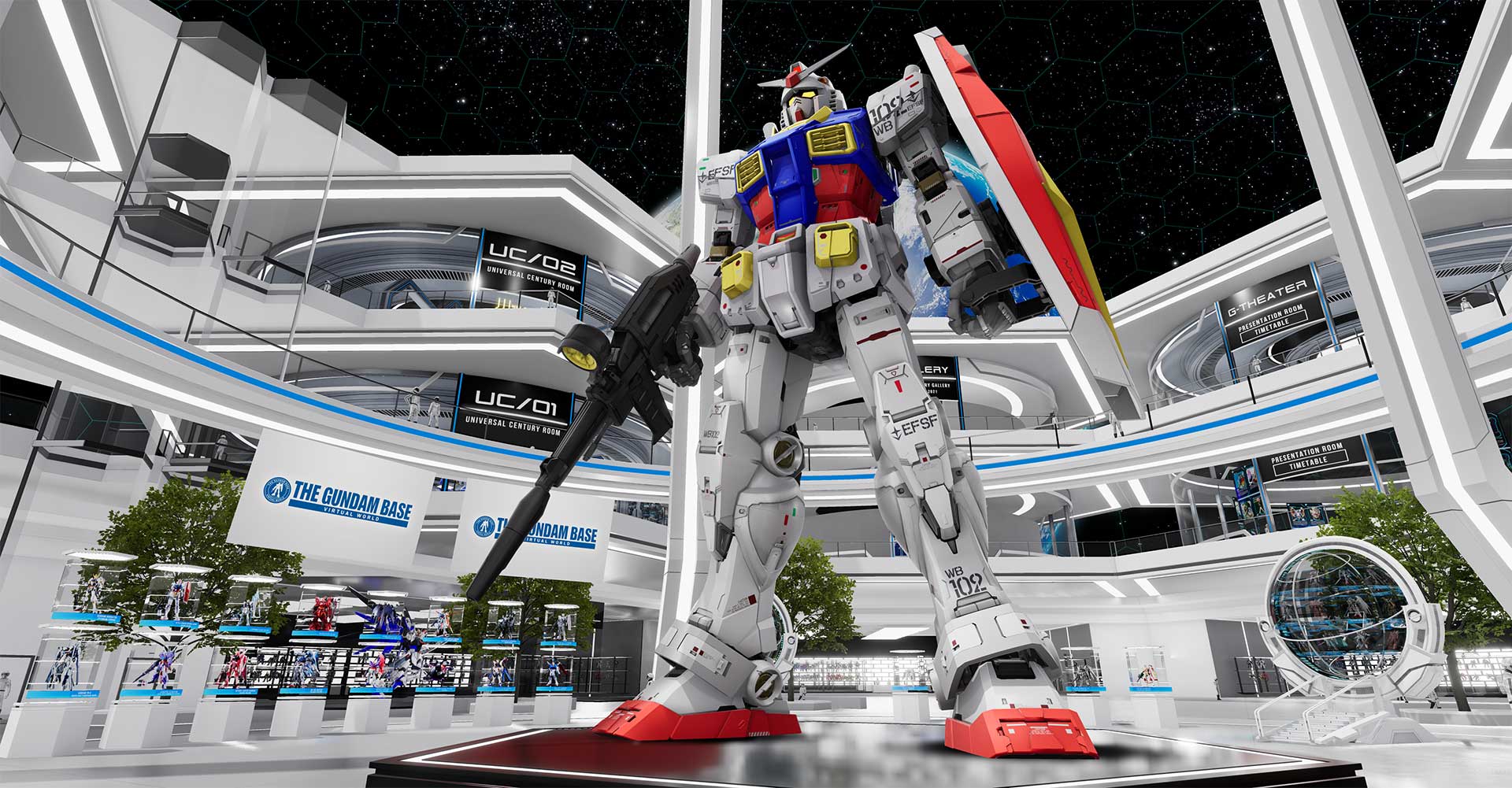 The Gundam Base Virtual World