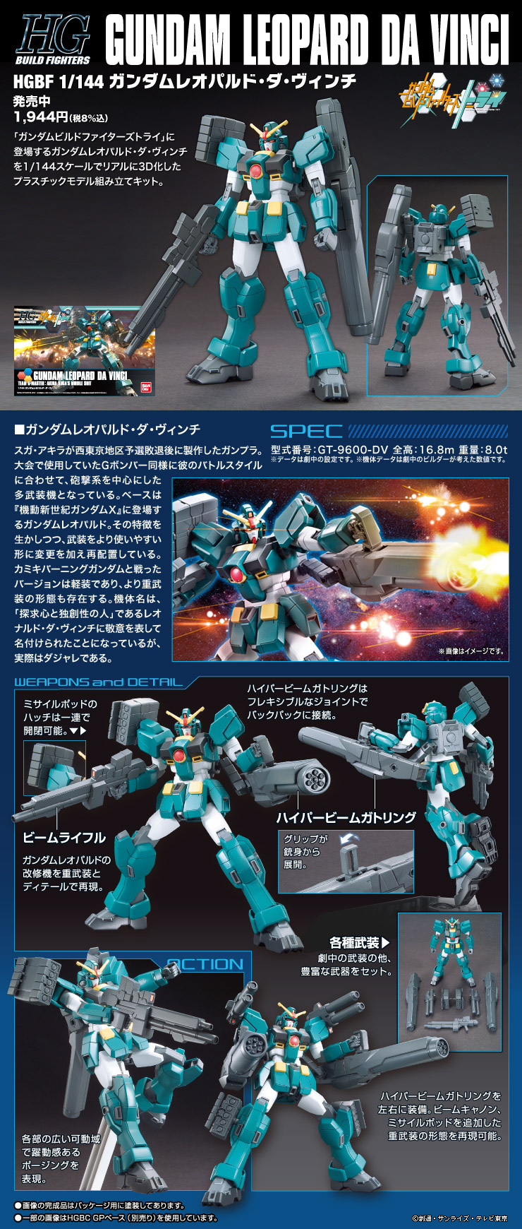 ガンプラ「ガンダムビルドファイターズトライ」シリーズ - バンダイ 