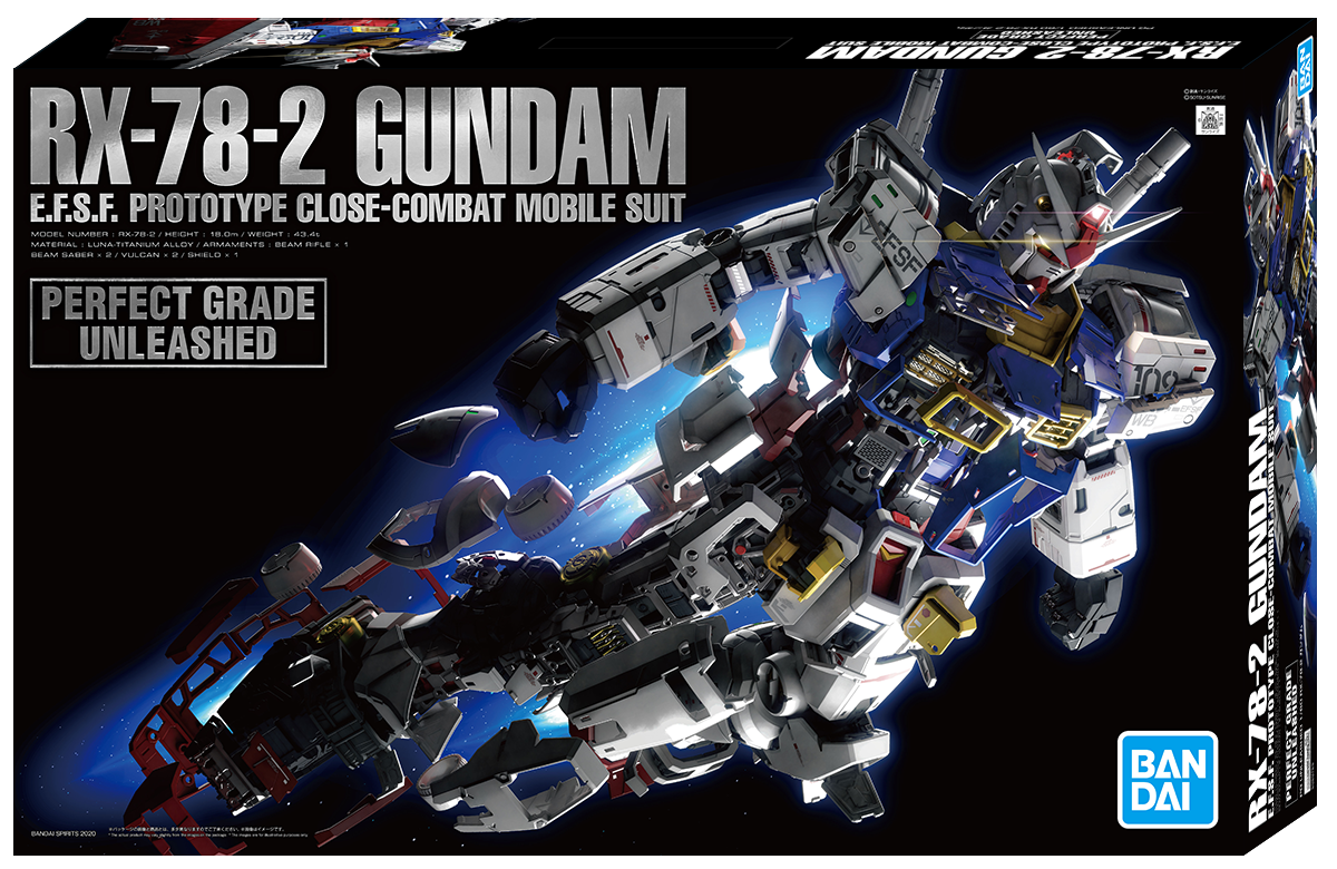 PG UNLEASHED 1/60 RX-78-2 ガンダム バンダイ-