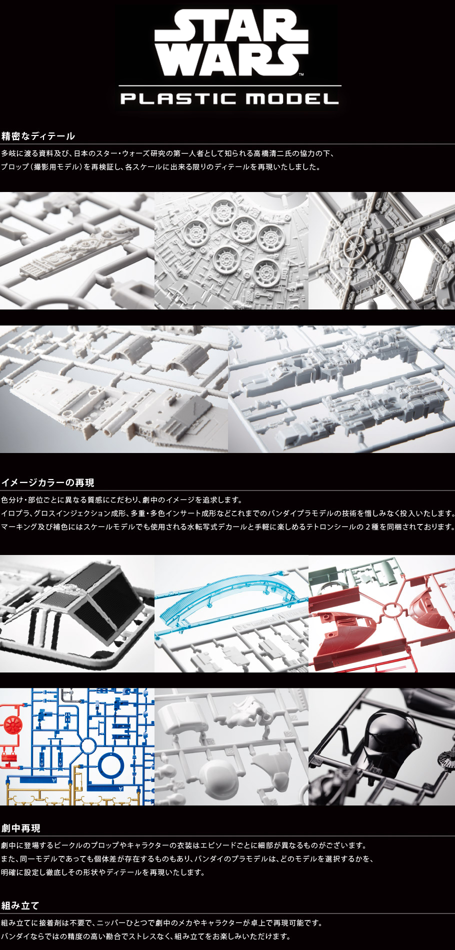 STAR WARS PLASTIC MODEL - バンダイ ホビーサイト