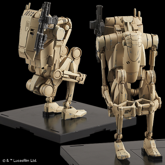 bandai battle droid model kit