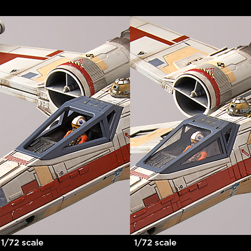 Bandai 1/72 & 1/144 Star Wars Red Squadron X-Wing Starfighter Special Set