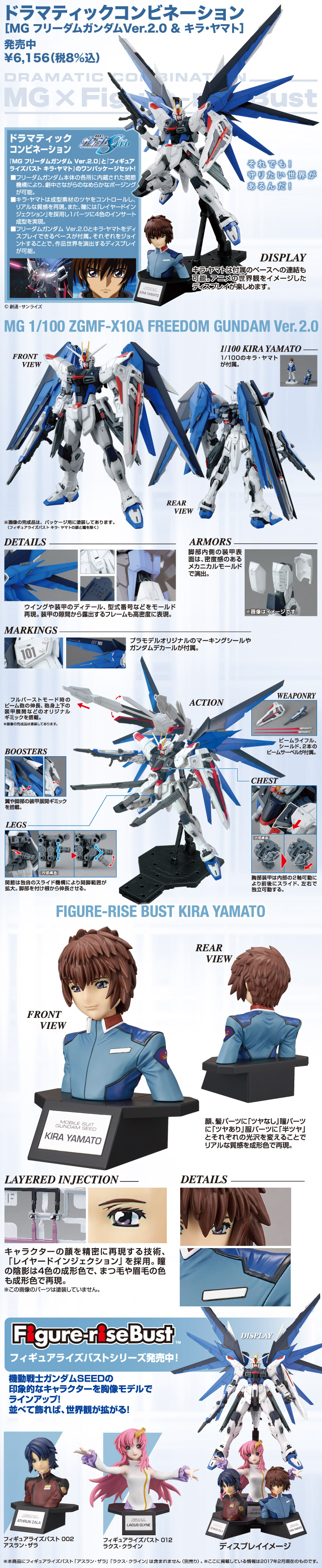 ドラマティックコンビネーション Mg フリーダムガンダムver 2 0 キラ ヤマト バンダイ ホビーサイト