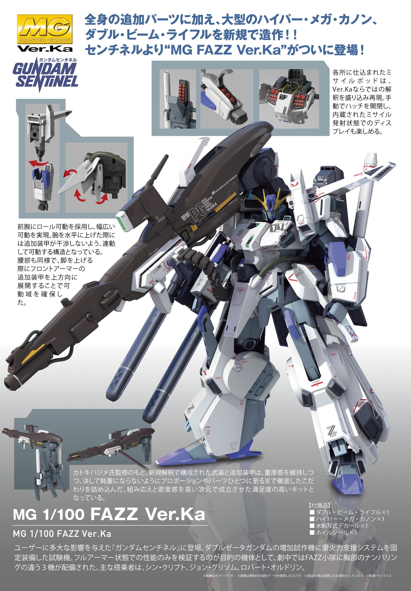 Mg 1 100 Fazz Ver Ka バンダイ ホビーサイト