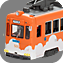 路面電車[7]阪堺電車Aセット501形（オレンジ雲）