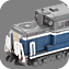 DD51形ディーゼル機関車A更新車（青色）・B更新車（赤色）